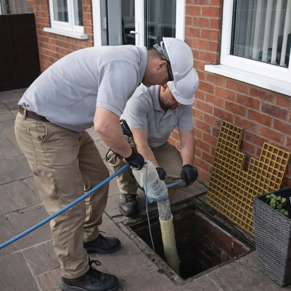 Blocked drain repair service in Edenbridge